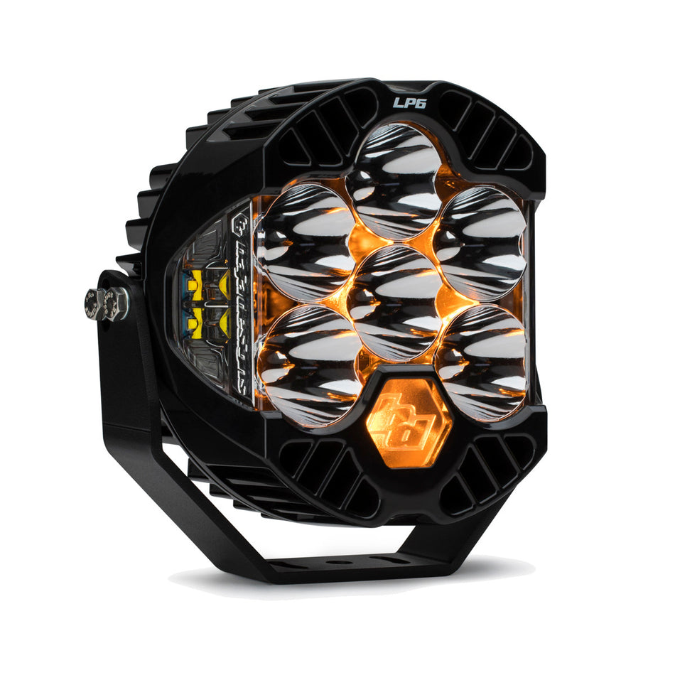 Baja Designs, LP6 Pro LED Auxiliary Light Pod Driving/combo Clear, Universal Fit