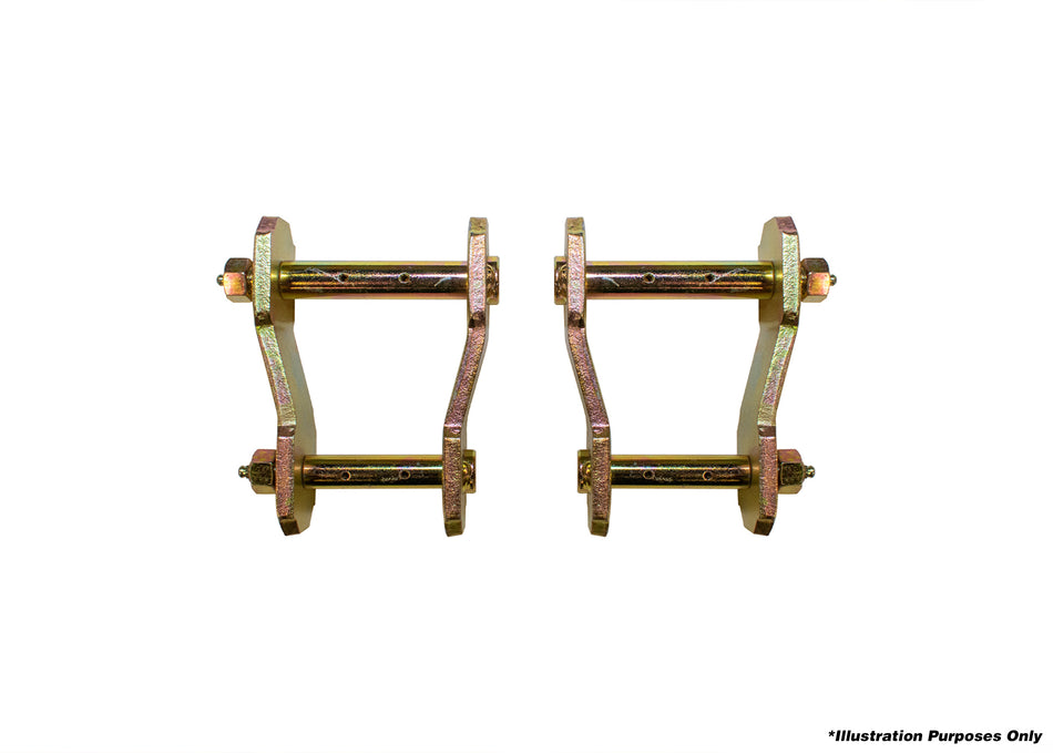 Dobinsons, Heavy-Duty Greasable Extended Rear Shackles, for Toyota LC70