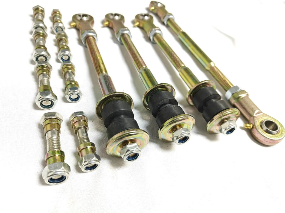 Superior Engineering, Heavy-Duty Extended Sway Bar Link Kit (Front & Rear), for Nissan Y61
