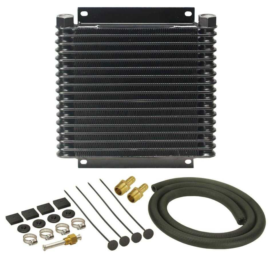 Derale Performance, Plate and Fin Transmission Cooler Kit (24,000 GVW), Universal Fit