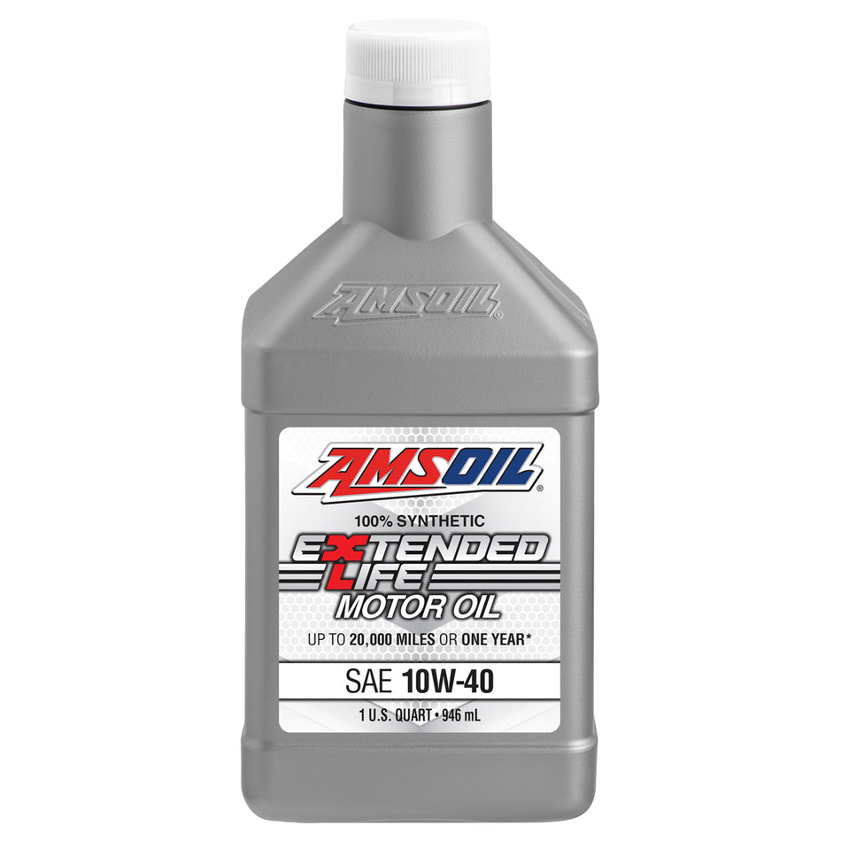 AMSOIL, Extended-Life 10W-40 100% Synthetic Motor Oil, Universal Fit