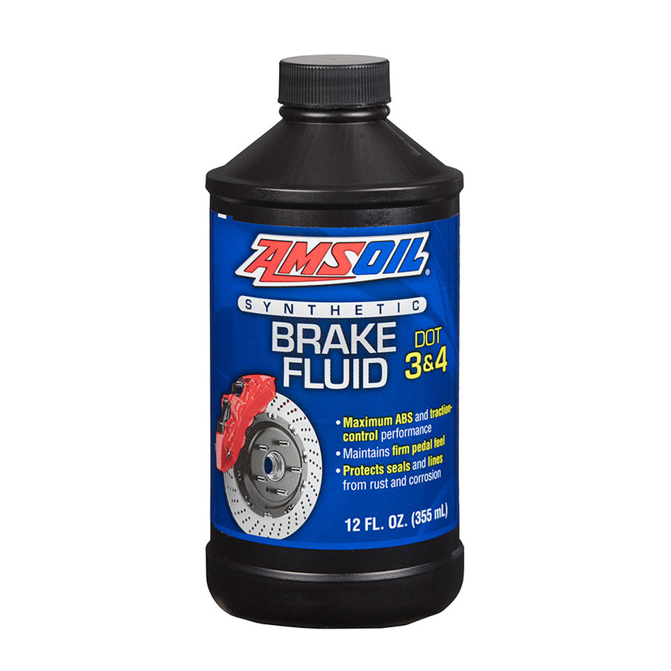 AMSOIL, DOT 3 & DOT 4 Synthetic Brake Fluid, Universal Fit